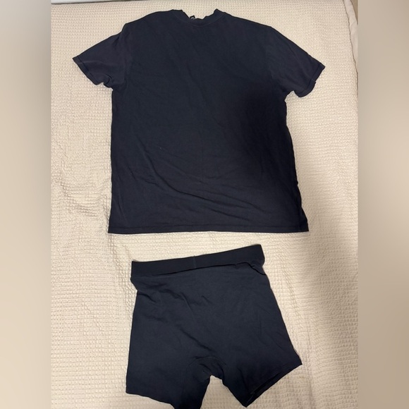 Skims Boyfriend Black T-Shirt and Boxer Set Size Large - Picture 8 of 8